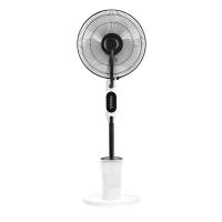 Ventilador Humidificador Pie fabrilamp modelo Iceberg Blanco/negro 80w 3velocidades 3aspas Nebulizador 125x43x38cm Tanque Agua 2,8l - details 3