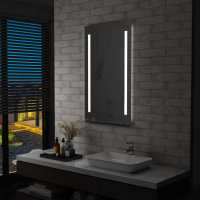 Espejo de Pared de Baño con LED y Estante Accesorio de Tocador Dimensiones 50 x 70 cm, 60 x 80 cm, 60 x 100 cm - details 2