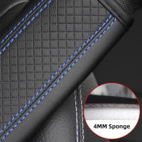 Almohadilla De Cinturón De Seguridad De Cuero PU Para Coche Cubierta De Hombro Transpirable Protección Accesorios De Automóvil Interior - details 12