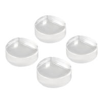 Tope de Puerta transparente, soporte de Puerta acrílico suave para evitar impactos, Tope de Puerta de suelo para dormitorio, oficina, Hotel, 4 Uds. - details 2