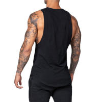 Nueva Llegada De Camiseta De Hombre Para Entrenamiento Ropa De Levantamiento De Pesas Singlet Sin Mangas Deporte Camiseta De Vestido - details 3