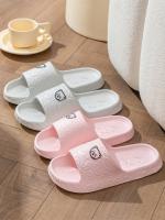 Zapatillas De Verano Para Mujer Interior Suaves Y Antideslizantes Con Estampado De Oso Lindo Cómodas Para Dormitorio Y Hogar - details 2