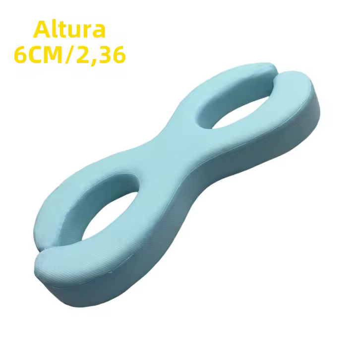 Almohada De Memoria Para El Cuello 2 En 1 Ergonómica Ortopédica Soporte Contorneado Almohada De Cervical Biboss Paquete Individual - 1