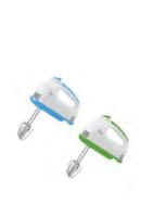 Batidora de mano eléctrica, batidora de 7 velocidades, batidora de mano con batidora y gancho para amasar, para pasteles, nata, brownies - details 3