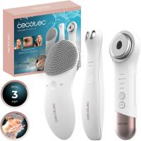 Cecotec Limpiador Facial Masajeador Fototerapia Facecare Skinroutine. Skin Care: Limpiador, Dispositivo Antiojeras y Masajeador, Potencia Elasticidad de La Piel, Incluye Diadema y Muñequeras - details 1