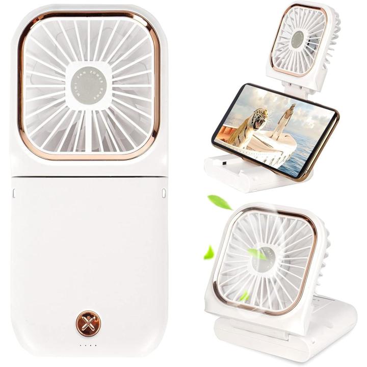 Ventilador de sobremesa portátil, plegable y recargable por USB para exteriores, ventilador de cuello de alta velocidad — oferta en Miravia