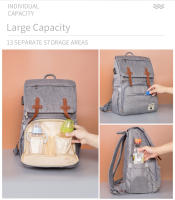 Bolso De Diáspares Para Bebé Insular Gran Capacidad Bolsa De Camarón Para Carrito De Supermercado Estilo Mochila Para Mamá En Embarazo - details 28