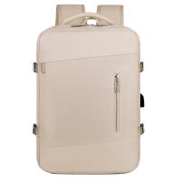 Bolsa de viaje expandible de gran capacidad con varios colores disponibles para computadora portátil de viaje, mochipa para Pareja with Carga USB para helbres y Mujeres. - details 1