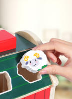 Juguetes De Madera Para Bebés Casa De Juego Montessori Con Animales De La Granja Sorteo De Colores Y Formas Bloques De Construcción Educativos Para Niños - details 7