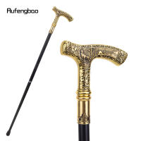 Bastón De Moda Elegante Con Patrón De Lobo 90cm Punta De Goma Material De Eje Acero Manija Decorativa Para Fiesta Y Cosplay - details 7