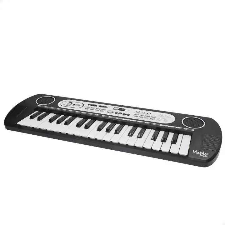 MeMe Music - Teclado electrónico infantil, medidas de 54x17 cm, incluye demos, sonidos, ritmos y efectos, teclado musical para niños, instrumentos musicales infantiles, teclados infantiles, piano iniciación niños, juguetes educativos 5 años - 1