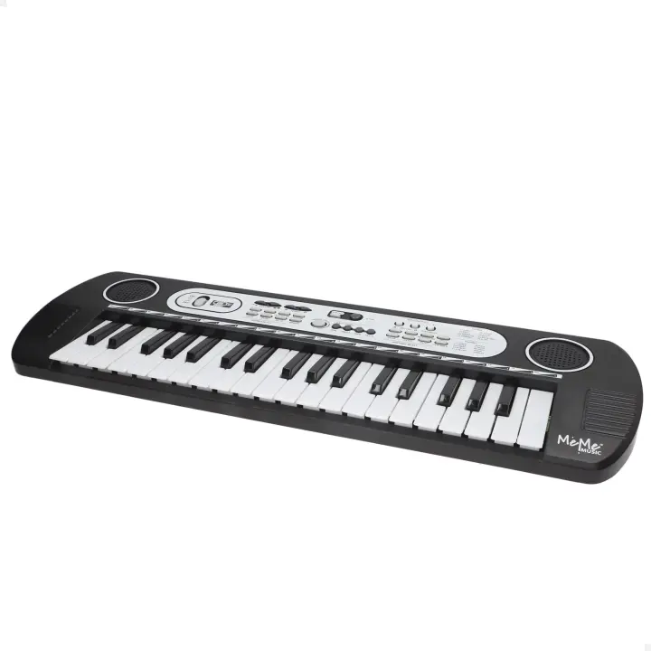 MeMe Music - Teclado electrónico infantil, medidas de 54x17 cm, incluye demos, sonidos, ritmos y efectos, teclado musical para niños, instrumentos musicales infantiles, teclados infantiles, piano iniciación niños, juguetes educativos 5 años - 1