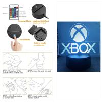 Lámpara De Noche 3D LED Para Habitación De Juegos XBOX Iluminación De Escritorio Decoración Para Gamers Regalos Para Niños Forma De Logo De Mesa - details 10