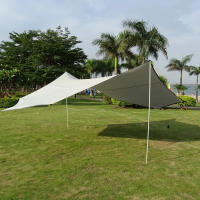 Carpa Grande De Camping 5.1x5.1m Impermeable Octagonal Mariposa Para Exterior Sombrilla Tienda De Sombra Playa Tourista Canopy - details 16