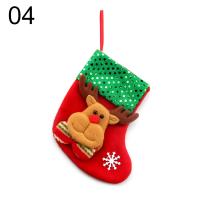 Mini Calcetines De Navidad Con Colgantes De Santa Claus Y Esqueleto De Navidad Calcetines De Regalo Para Árbol De Navidad Decoración De Hogar - details 4