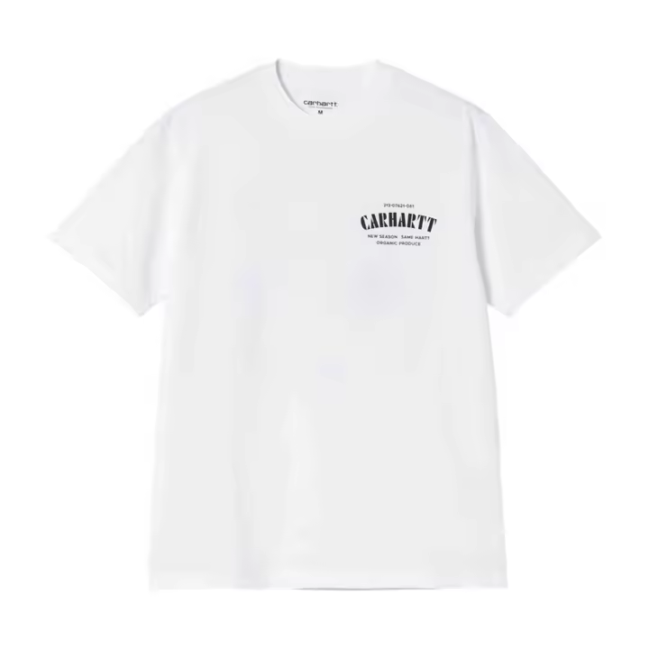 Camiseta de Manga Corta Carhartt WIP Catalogue C Logo para hombre en color blanco - 1