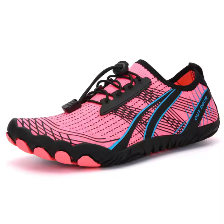 Zapatos para vadeo al Aire Libre, Zapatos de Cinco hechos para Natation y Pesca en La Playa, Zapatos de senderismo de Malla para Escalada Deportiva para hambres - 1