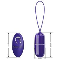 PRETTY LOVE -  HUEVO VIBRADOR CONTROL REMOTO VIOLETA - details 1