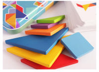 Puzzle De Madera 3D Con Patrón Animal Juego Educativo Montessori Para Niños Juguetes De Tangram Coloridos Regalo Para Niños - details 3