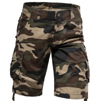Shorts Tácticos Para Hombre Camuflaje Joggers Casual Deportivo Medio Pantalón Bolsillos Algodón Transpirable Cargo Shorts - details 16