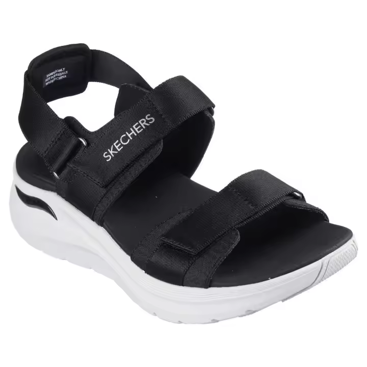 SKECHERS 119465 Sandalias de mujer negro y blanco 525 - 1