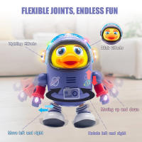 Juguete de Pato para Bebés con Interactividad Musical y Luz y Sonido Robot de Baile con Elementos Espaciales Regalo para Niños Pequeños Adecuado para 3-6 años - details 3
