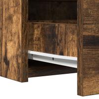 Mesa de tocador colgante vidaXL de roble ahumado 100x40x70 cm - details 6