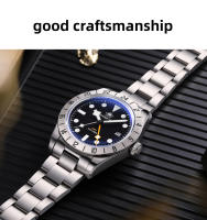 Reloj Deportivo De Hombre ADDIESDIVE 39mm Cristal De Vidrio Con Esferas Luminosas Resistente Al Agua 20Bar GMT Para Natación Y Diversión - details 7