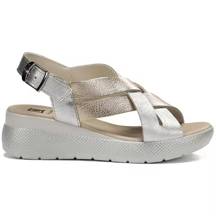 Sandalias Dorking D9316 para mujer en color gris - 1