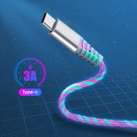 Cable LED brillante de carga rápida 3A, Cable Micro USB tipo C, transferencia de datos de alta velocidad, Streamer fluido, luz LED, Cable USB C - details 0