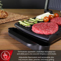 MAGEFESA EASYGRILL Sandwichera Multifunción Grill Panini Plancha de 1400W, Antiadherente, Temperatura Ajustable - details 4