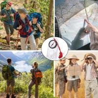 Brujulas De Orientacion in Cordón para Montañismo De Supervivencia, Actividades Al Aire Libre Y Lectura Mapa in Cordón para Senderismo Acampada Camping Excursionismo - details 2