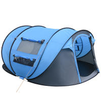Outsunny Tienda de Campaña Pop up para 4-5 Personas Tienda de Camping Instantánea con Ventanas Bolsillos y Bolsa de Transporte Impermeable Anti-UV 263,5x220x123 cm - details 0
