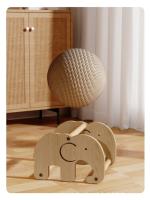 Juguete Para Gatos Rueda De Ejercicio Con Bola De Rasguño Sisal Natural Juguete Interactivo Para Gatos Almohadilla De Rasguño De Madera - details 5