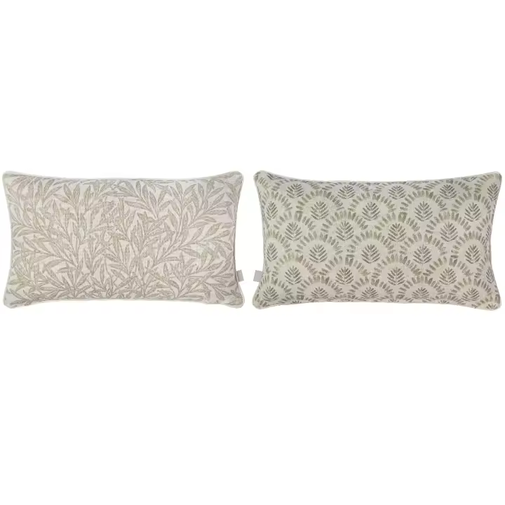 NAF NAF - 2 Fundas de cojín de decoración MANACOR MORRIS 100% algodón - 30x50 cm - 1