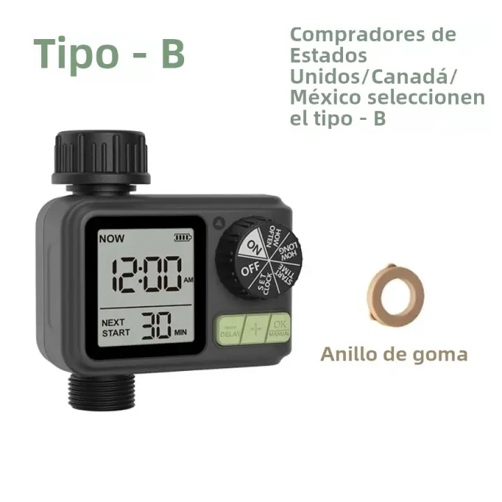 Temporizador De Riego Para Jardín Programable Automatizado Sistema De Riego Adecuado Para Césped Digital Plasticomarca China - 1