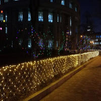 Luces De Enredado Navidad LED 4mx6M 1.5MX1.5M 2x3M Decoración De Fiesta De Navidad Para Jardín Y Boda Tejado De Luz De Año Nuevo - details 3
