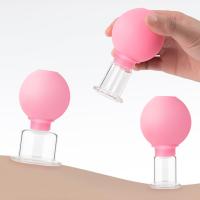 1/4PCS Copas De Masaje Corporal De Goma Para Levantamiento De Piel Facial Anti-Celulitis Con Vacío Uso En El Cuerpo Y Rostro Tamaño S/M/L/XL Colores Rosa/Azul - details 10