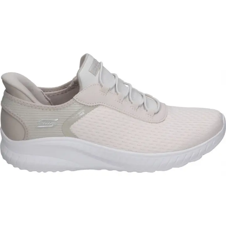 SKECHERS | Zapatillas Skechers Slip-ins: BOBS Sport Squad Chaos para Mujer – Deportivas en Color Blanco Roto – Sneakers Slip Ins – Sin Cierre – Memory Foam – Apto para Lavadora – Vegan – Cómodas – Modelo 117504-OFWT - 1