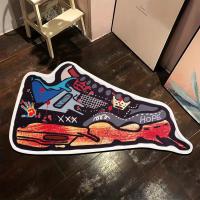 Alfombra Antideslizante En Forma De Zapatilla Con Diseño De Mano De Paloma Graffiti Alfombra De Bem-vindo Para Entrada Moderna Baño Pasillo - details 0