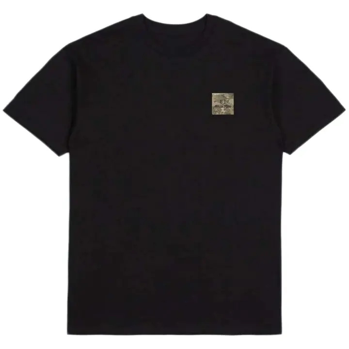 Camiseta de Manga Corta Brixton  para hombre en color negro - 1