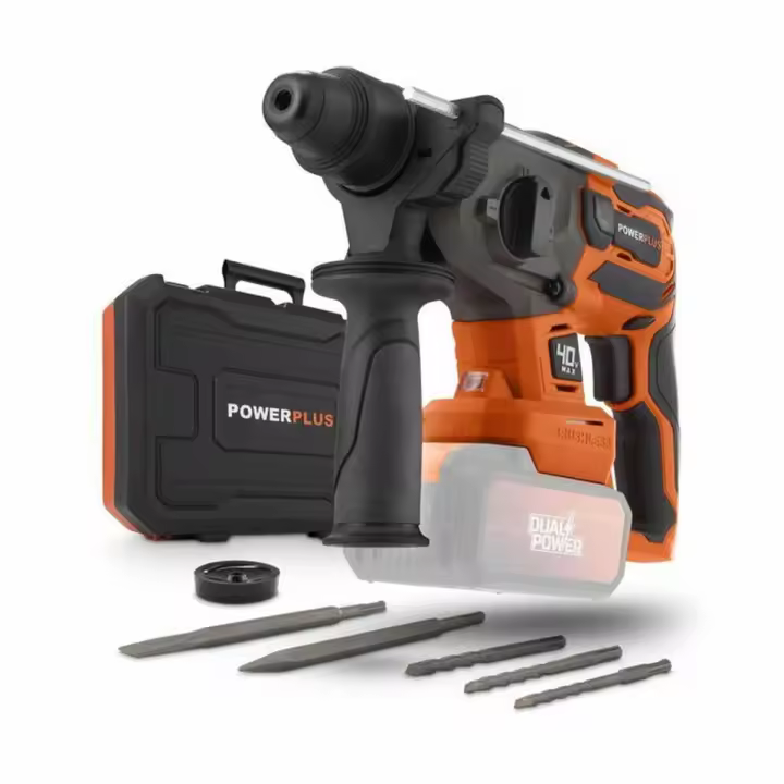 Martillo perforador Powerplus SDS Plus Dual Power Powdp15680 - 1