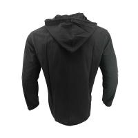 Camisa Casual Para Hombre De Color Sólido Con Capucha Y Cuerda Ajustable De Algodón Y Lino Estilo High Street Top Versátil Para El Día - details 11