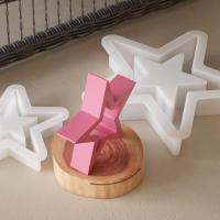 Molde De Estrella De Cinco Puntos En Resina Epoxy 3D Hueca Para Manualidades Y Decoración De Navidad Silicone Molde Para Hacer Regalos DIY - details 3