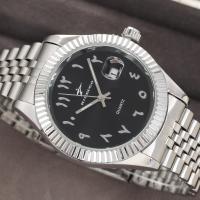 Reloj De Pulsera De Lujo Para Hombre Estilo Casual Y Deportivo Calendario Integrado Acero Inoxidable Movimiento Cuarzo Clásico Y Negocios - details 3