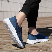 Zapatos De Verano Para Hombre Suela De Goma Transpirables Zapatillas Casuales Ligeros Malla Respirables Talla Verdadera Loafers - details 5