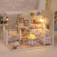 Kit De Carpintería DIY De Casa Miniatura Con Muebles Para Niños Regalo Educativo Para Desarrollar Habilidades Mano-Ojo - details 1