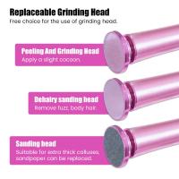 Herramienta De Pedicura Eléctrica Profesional Exfoliador Y Pulidora Para Callos De Pies Eliminador De Piel Muerta Cuidado Y Reparación Del Sandíster - details 3