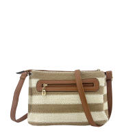 MODELISA Bolso Bandolera De Hombro Rafia Paja Estilo Casual Multicompartimento Crossbody Para Mujer - details 2