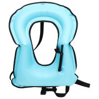 Chaleco De Vida Inflable Portátil Para Natación Y Snorkel Para Niños Y Adultos Chaleco De Respiración De PVC Para Actividades Acuáticas - details 2